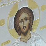 Exclusive silver Jesus Christ icon 31cm 6