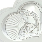 Virgin Mary white heart icon 11cm 6