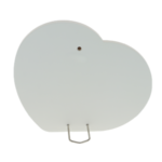 Icoana inima decupaj Sfanta Familie argintata 21cm 6