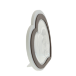 Szent Család kivágott szív ikon ezüstözött 25 cm 5