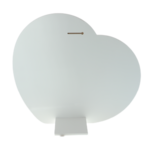 Szent Család kivágott szív ezüstözött ikon 52cm 7