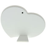 Guardian angel heart icon white 15cm 5