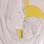 Heart Shaped Mother Mary Icon 5