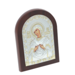 Icon of Mother of God with 7 arrows vaulted 16cm 2