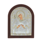 Istenszülő ikonja 7 nyíllal, boltíves 23 cm