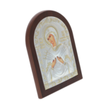 Istenszülő ikonja 7 nyíllal, boltíves 23 cm 4