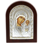 Icon of the Mother Mary from Kazan 16cm 2