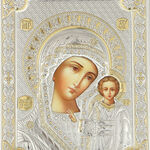 Icon Mother of God from Kazan exclusive 16cm 9