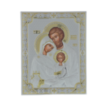 Orthodox silver icon Holy Family Exclusive 20cm 2