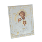 Orthodox silver plated icon Holy Family Exclusive 31cm 1