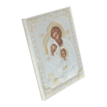 Ortodox ezüstözött ikon Szent Család Exkluzív 31cm 4
