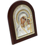Icoana Ortodoxa Boltuita Maica Domnului din Kazan 17 cm 1