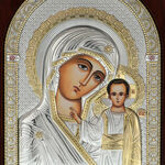 Mother Mary from Kazan Icon 17 cm 4