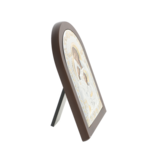 Icoana ortodoxa boltuita Sfanta Familie cu argint 19cm 4