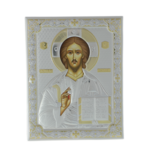 Exkluzív ezüstözött ortodox Jézus ikon 26cm 2