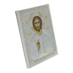 Exkluzív ezüstözött ortodox Jézus ikon 26cm 4