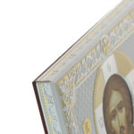Exkluzív ezüstözött ortodox Jézus ikon 26cm 6
