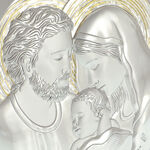 Holy Family Round Icon 16cm 4