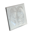 Szent Család ezüstözött ikon 19cm 3