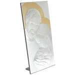 Szent Család ezüstözött ikon 39cm 4