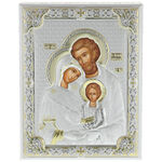 Holy Family icon silver plated Exclusive 16cm 2