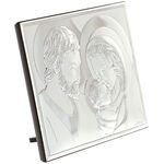 Holy Family silver plated icon 15cm 4