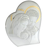 Holy family icon heart 33cm 2