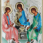 Szent Háromság Ezüstözött Kép 4