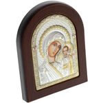 Semi Curved Icon with Mother Mary from Kazan 9cm 1