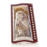 Small Silver Icon with Svarowski Holy Familie 2