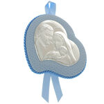 The icon of the blue heart of the Holy Family 2