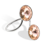 Swarovski Silver Ring Beige 1