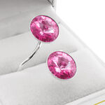 Swarovski Silver Ring Pink 2