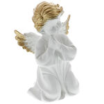 Ceramic Angel with golden hair 1