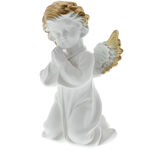 Ceramic Angel with golden hair 2