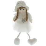 Girl figurine dressed in white