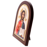 Orthodox Icon Silver with Jesus Colored 3