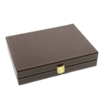 Exclusive game mini backgammon in brown box 23cm 7