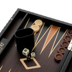 Exclusive carved wood backgammon game 6