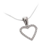 Silver Heart Necklace 1