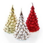 Glossy Christmas Tree Candle 1