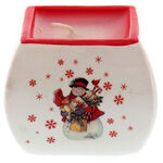 Christmas Snowman Candle 3