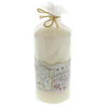 Beige Christmas Angel Candle 1