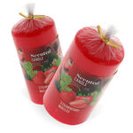 Strawberry scented candle 12cm