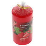 Strawberry scented candle 12cm 4