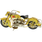 Yellow chopper motorcycle model 5