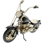 Macheta motocicleta chopper negru 3