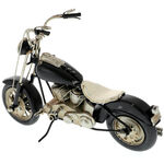 Macheta motocicleta chopper negru 5