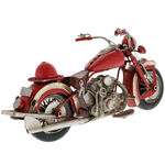 Macheta motocicleta Indian rosu 4