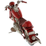 Macheta motocicleta Indian rosu 5